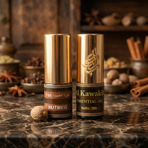 Huile essentielle de muscade pure 2 ml, extrait naturel de Myristica Fragrans au parfum riche et aromatique pour la parfumerie et l'aromathérapie - Product Image 1