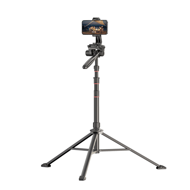 Jopree B20 Pro 65-190Cm Aluminum Professional Tripod Phone Stand Cellphone Holder Adjustable Light Stand DSLR/Camera Ring Light