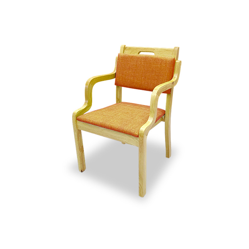 Chaise de salle à manger en bois massif A
