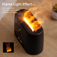 Diffuseurs d'arômes ultrasoniques à flamme personnalisés avec logo, 200 ml, USB, portables, pour bureau, lumière de nuit, diffuseur d'huiles essentielles avec certification CE RoHS