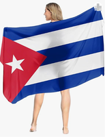 Pareo de Playa Transpirable con Bandera Nacional Personalizada, Bufanda, Sarong, para el Verano