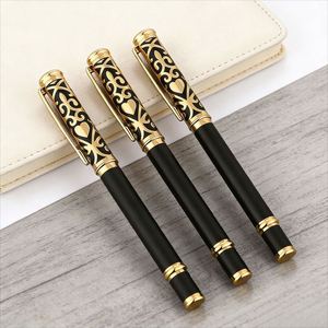 High-end Engraved Metal Ballpoint <b>Pen</b> with logo Business Signature Metal <b>Pen</b> Black Custom <b>Pen</b> Suitable for Corporate Event Gifts - Product Image 1