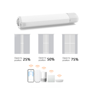 Tuya Smart WiFi <strong>Curtain</strong> <strong>Motor</strong> Google Home &amp; Alexa Controlled Automatic &amp; Motorized for Home Living Room Bathroom ABS Material - Product Image 4