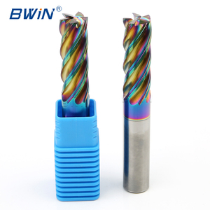 Colorful 3 Flute Carbide Aluminum Milling Cutter Tungsten <strong>End</strong> <strong>Mill</strong> 1-20mm HRC55 <strong>for</strong> Aluminum Acrylic <strong>Copper</strong> Plastic Router Bit - Product Image 5
