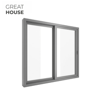 Fenêtre à battant automatique en aluminium avec stores rétractables – Fenêtres extérieures commerciales économiques pour maison, en promotion