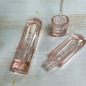 Wholesale Unique <b>Custom</b> 3.8ml All Clear ABS/PETG Lip Glaze Cosmetic Tubes Packaging Silk Screen/Hot Stamp for <b>Lipstick</b> Blush - Product Image 6