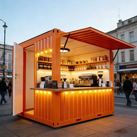 LDYZ – Unité de vie modulaire en panneaux sandwich d'acier, certifiée CE, préfabriquée, personnalisable, pour restaurant extérieur
