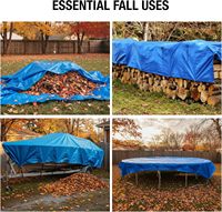 Bâches en PE imperméables robustes YRH Factory pour camping, toit de camion, protection anti-UV, bâches enduites de PVC en rouleau