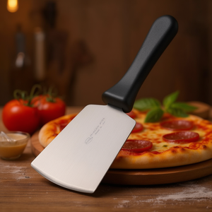 Espátula para pizza de acero inoxidable (12cm) SKIN Negra y Acero 375212 - Product Image 3
