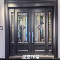 Puerta de Aleación de Zinc de Estilo Europeo/Barroco con Diseño Personalizado Único, Ornamental para Villa, con Recubrimiento en Polvo Tropical de Fábrica