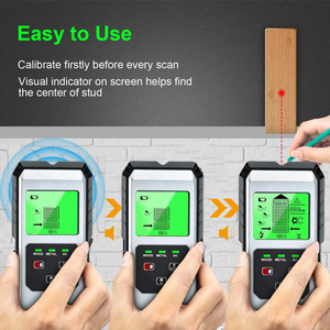 2025 TH330 6-em 1 <span class=keywords><strong>Detector</strong></span> De Metal Industrial <span class=keywords><strong>Detector</strong></span> De Parede Digital Scanner De Parede Magnética para Metal Studs Live Wire Beams Pipes - Product Image 4