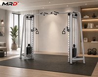 Máquina de Entrenamiento de Cuerdas Cruzadas de Acero Comercial MRD, Máquina Multifuncional de Entrenamiento de Fuerza para Fisicoculturismo