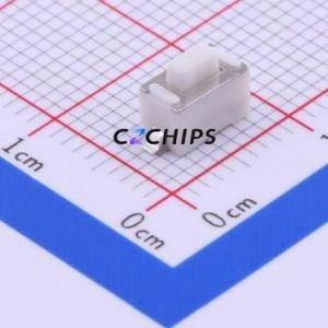 1TS002B-1700-5000-CT Tactile Switch SMD,6x3.5mm Switch Single Pole Single Throw Rectangle Button 1.7N Vertical Mount - Product Image 1