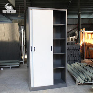 Mobili per ufficio in metallo armadio portadocumenti in acciaio a 2 ante libreria armadietto portadocumenti in acciaio armadio classificatore in ferro d'acciaio - Product Image 3