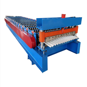 Rotolo del pannello della parete della lamiera di acciaio ondulato 762mm che forma la macchina ha specializzato le mattonelle che fanno il macchinario popolare in Afaric - Product Image 1