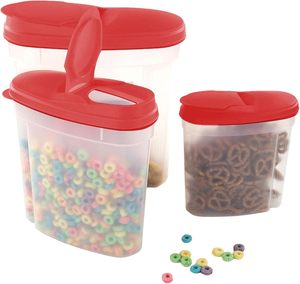 مصنع بيع بالجملة المنزل 3 قطع مجموعة تخزين الطعام البلاستيكية محكمة الغلق - Product Image 2