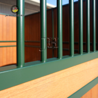 Magnifique écurie de chevaux abordable, style européen, 12 pieds, 14 pieds, 3 m, 3,5 m, 4 m, construite sur mesure, remplissage en bambou, socialisation maximale