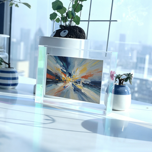 กรอบรูปอะคริลิคใสพิมพ์ลายสี UV แบบกำหนดเอง ขายดี สำหรับตั้งโชว์บนโต๊ะ - Product Image 2