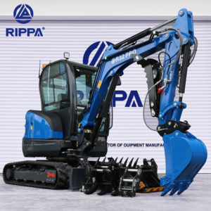 Mini-excavatrice chinoise de 3,5 tonnes avec moteur Kubota, norme EPA Euro5, mini-excavatrice sur chenilles pour travaux agricoles avec godet - Product Image 3