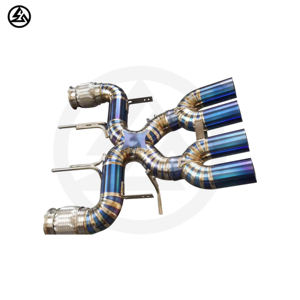 Escape de titanio CSZ para <span class=keywords><strong>Mclaren</strong></span> <span class=keywords><strong>720S</strong></span> actualizado a tubo recto de escape trasero de eje estilo 765LT - Product Image 4