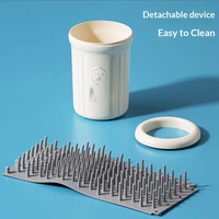 Brosse de toilettage professionnelle en TPR souple pour nettoyer les pattes des animaux, détachable, écologique, de luxe, facile à nettoyer, pour salle de bain
