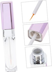 Hot Sale 7ml Matte Black square <b>LED</b> Lip Gloss <b>Tubes</b> Container <b>Led</b> Lip Gloss <b>Tubes</b> - Product Image 4