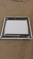 Table pliante carrée en plastique moderne pour l'extérieur, 86 cm, vente en gros, prix d'usine direct