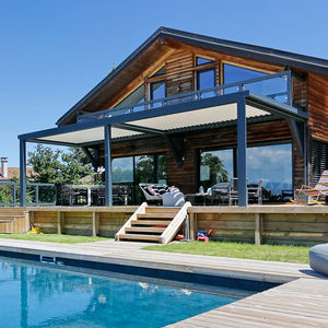 Sconto 2-20% pergolato esterno in alluminio per giardino Area salotto piccolo cortile Patio che copre <span class=keywords><strong>balcone</strong></span> cortile pergolato capannone 1 Set - Product Image 1