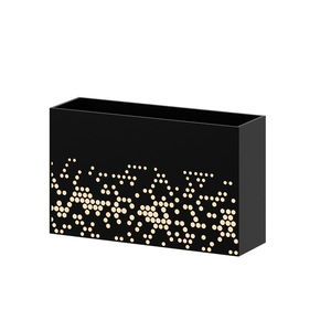 Combinación de maceteros de metal blanco para exteriores, de pie, combinables, para decoración de restaurantes y tiendas. - Product Image 3