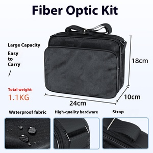 Perangkat Alat Serat Optik untuk <span class=keywords><strong>Fusion</strong></span> Splicer Cold Joint Suit Pena Cahaya Merah Pemotong untuk FTTH CATV untuk 4G Miller Pliers Optical Power - Product Image 3