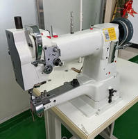 Machine à coudre industrielle à point noué à pied de marche pour reliure horizontale à lit cylindrique 335