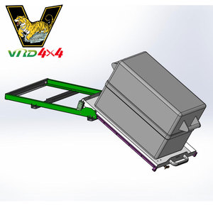 แท่นเลื่อนและเอียงสำหรับตู้เย็น VRD4X4 สำหรับรถขับเคลื่อน 4 ล้อ Overland Tilt Slide ขนาด 40 ลิตร 60 ลิตร - Product Image 2
