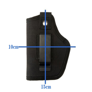 Funda táctica de tela Oxford personalizada de fábrica para transporte IWB con clip metálico para cinturón, para entrenamiento diario al aire libre. - Product Image 5