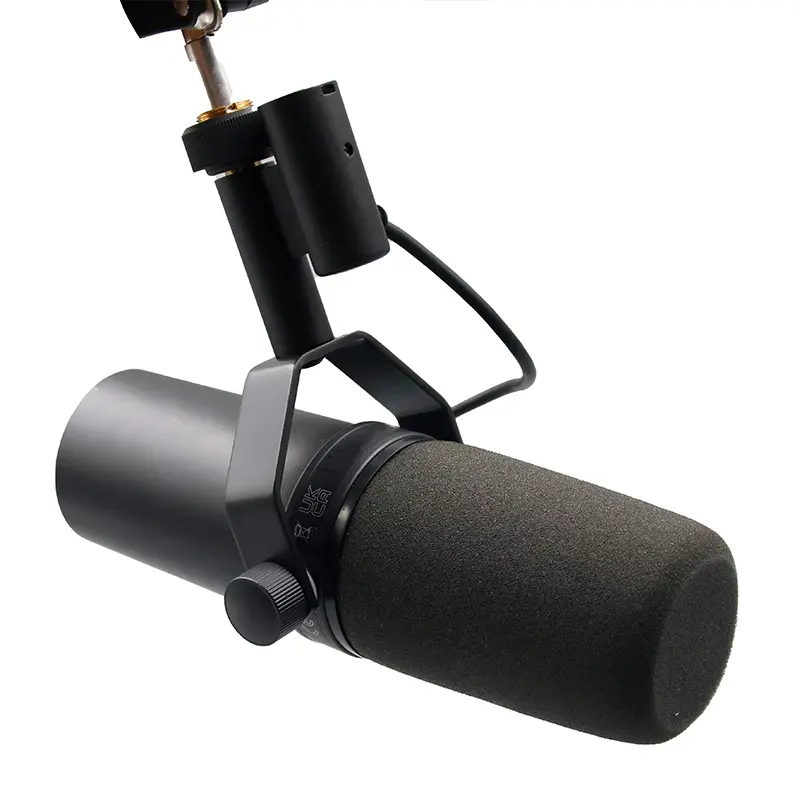 Micrófono de estudio profesional SM7B, dinámico cardioide con respuesta de frecuencia para grabación de voces en vivo