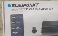 Nuevo Producto BLAUPUNKT, Amplificador de Potencia para Automóvil de 5000 W*4, 6 Canales, Amplificador de Audio AndroidAMP-1100D