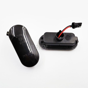 Intermitentes para Seat Bora Passat Golf Polo, Luces Laterales Secuenciales LED Marrón Ahumado Negro 1J0949117 - Product Image 2