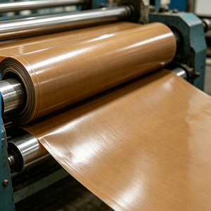 Rouleau <span class=keywords><strong>de</strong></span> tissu en <span class=keywords><strong>fibre</strong></span> <span class=keywords><strong>de</strong></span> <span class=keywords><strong>verre</strong></span> PTFE industriel <span class=keywords><strong>de</strong></span> 39 pouces, tissu enduit antiadhésif résistant aux produits chimiques à haute température pour une utilisation générale en atelier - Product Image 4