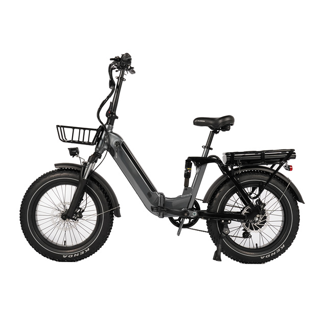 EU USA Stock Warehouse Factory Price Long Range Light Weight Portable Folding Urban City Aluminum Fat Tire Ebike for Sale