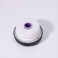 Nouveau produit : Gobelet isotherme 1100 ml en acier inoxydable avec poignée, revêtement mat en poudre, couleur néon, avec paille