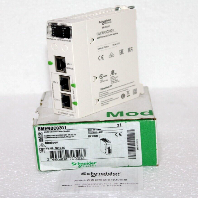 New Original Ready Stock BMENOC0301 Network ModuleModicon M580Ethernet IPModbus TCP
