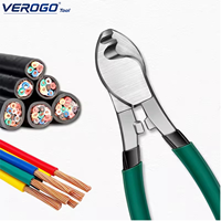 VEROGO Coupe-câbles à tête large de 10 pouces avec poignée verte enduite, pince coupante robuste pour câbles en cuivre