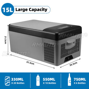 Refrigerador Portátil para Auto de 15L, 20L, 25L, Congelador para Verano, Nevera con Compresor de 12V/24V y 70W para Hogar, Viajes y Camping, 220V - Product Image 5