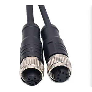 IP67 IP68 Waterproof Circular Female Male M12 2Pin 3Pin 4Pin 5Pin 8Pin 12Pin 17Pin Cable Circular Connector