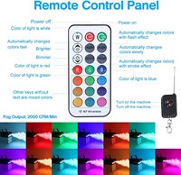 Machine à fumée LED 600W pour soirées, DJ, discothèques et événements – Mini machine à brouillard pour spectacles et clubs