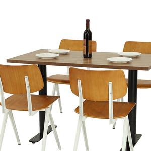 High Quality Metal Veneer Dining <strong>Chair</strong> <strong>and</strong> Matching <strong>Table</strong> for Hotel Restaurant Meeting Room Cafe Area - Product Image 4