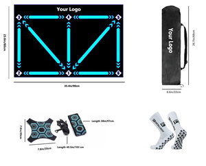 Set de Entrenamiento de Fútbol para Niños Antideslizante con Logotipo Personalizable, Tapete de Entrenamiento de Fútbol para Prácticas de Agilidad en Interiores - Product Image 2