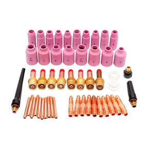 Boquilla de Cerámica para Lente de Gas TIG, Consumible para Antorcha de Soldadura SR WP 17 18 26, 51 Piezas, Repuesto, Venta al por Mayor de Fábrica - Product Image 1