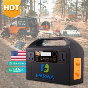 Générateur solaire étanche 300w 500wh 2400w, Camping en plein air, centrale solaire