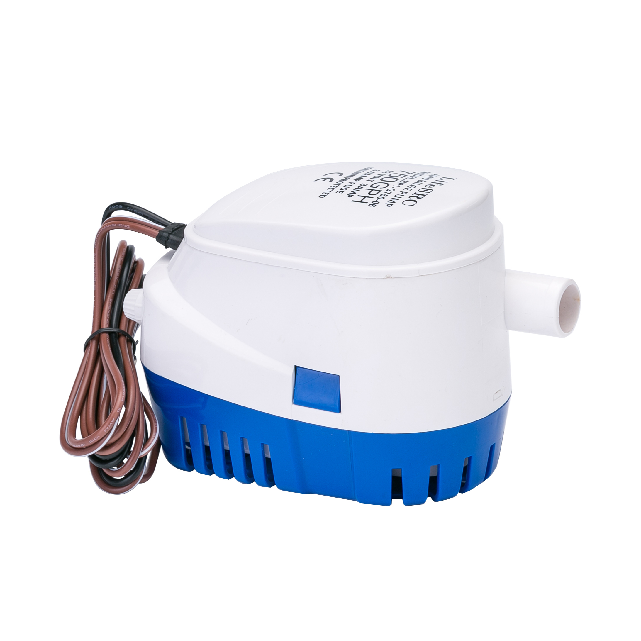 Автоматический погружной откачивающий водяной насос LifeSRC 12 В/24 В, 750 галлонов в час, Встроенный Автоматический Поплавковый выключатель