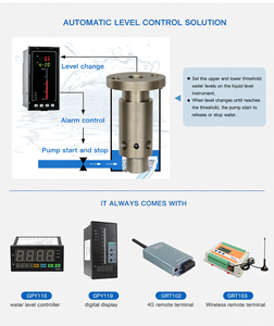 GLT500 0~200m Deep Well 4~20ma Submersible <b>Liquid</b> Water <b>Level</b> <b>Sensors</b> - Product Image 5